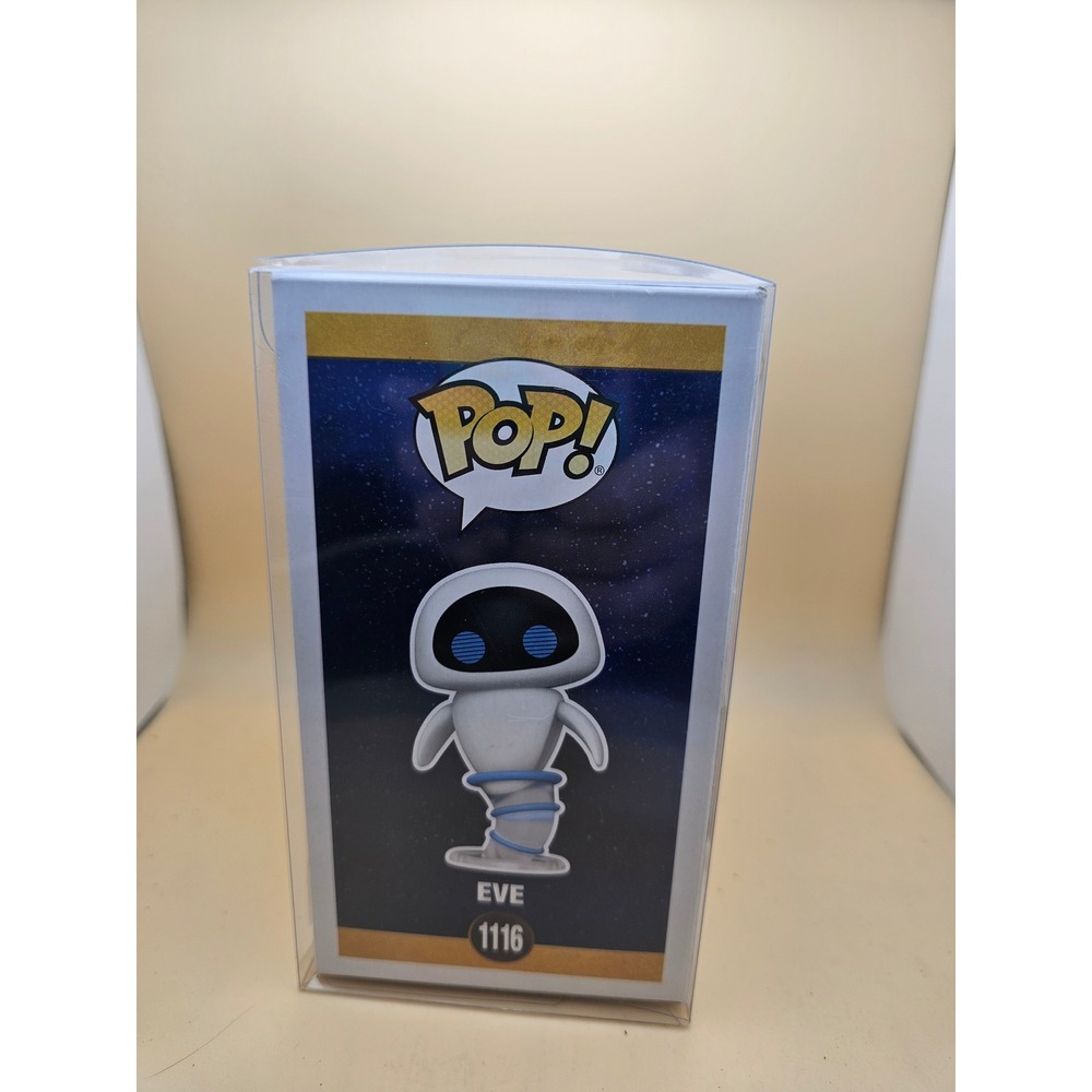 Funko Pop Disney Pixar WALL E EVE 1116 Glow in the Dark Gamestop Exclusive Vinyl - Picture 2 of 6